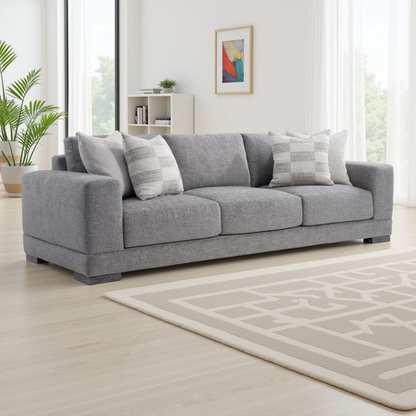 Lars 3-seater sofa with modern design and plush cushions in contemporary living room setting for comfort design furniture