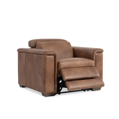 Bernhardt Lioni Leather Motion Recliner Chair-Comfortdesignfurniture