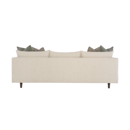 Bernhardt Living Colette White Cream Fabric Sofa-ComfortDesign