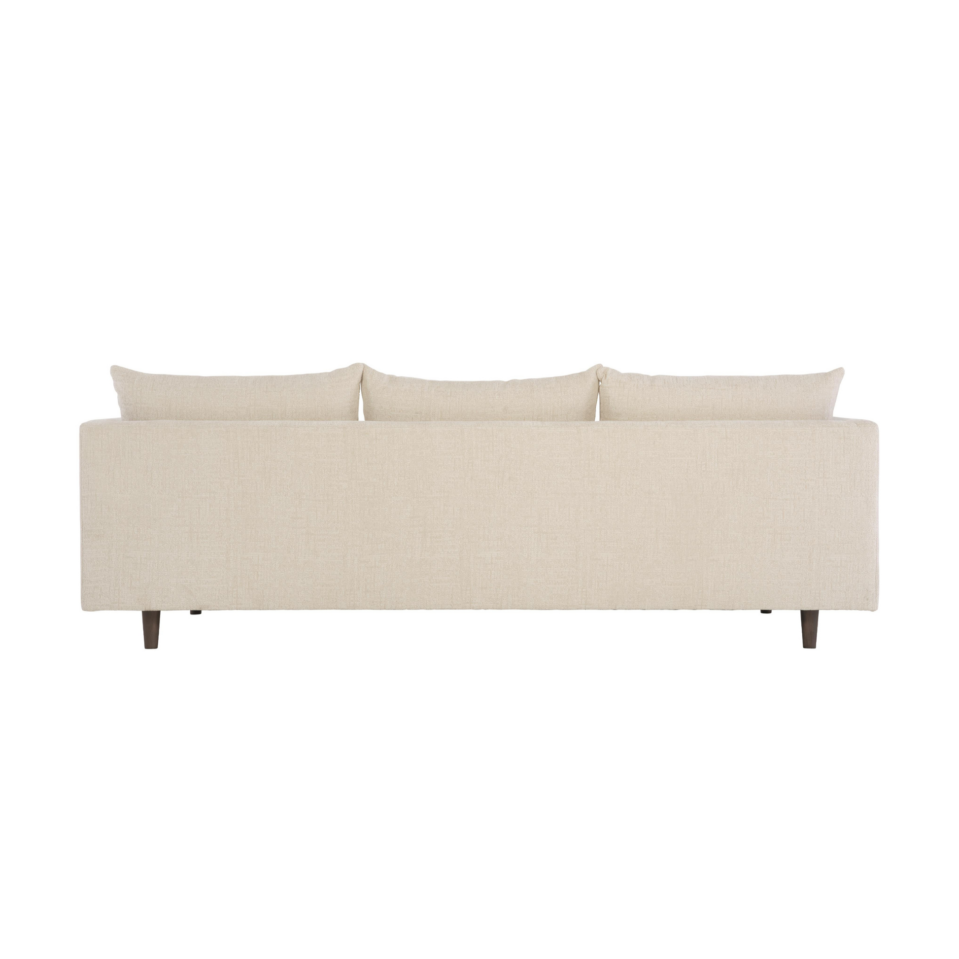 Bernhardt Living Colette White Cream Fabric Sofa-ComfortDesign