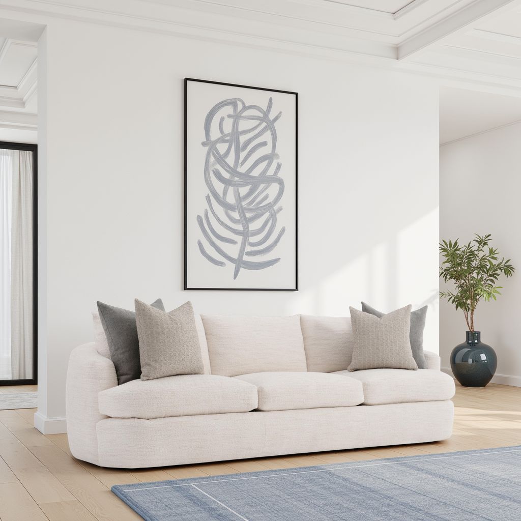 Bernhardt Living Jules Fabric 3 Seater Sofa-ComfortDesign