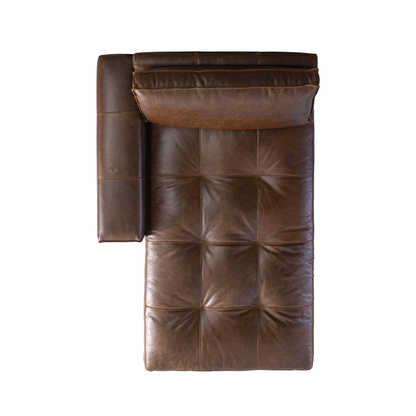 Bernhardt Nest Leather Modular Sectional Sofa with Chaise