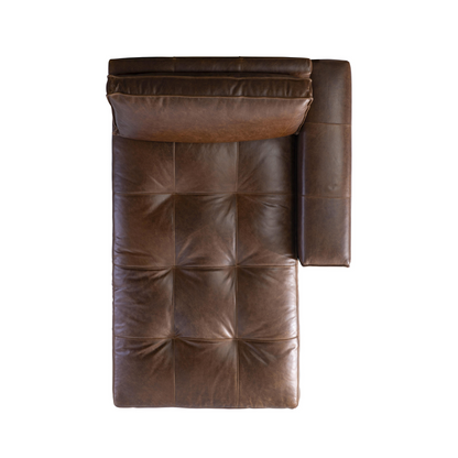 Bernhardt Nest Leather Modular Sectional Sofa with Chaise