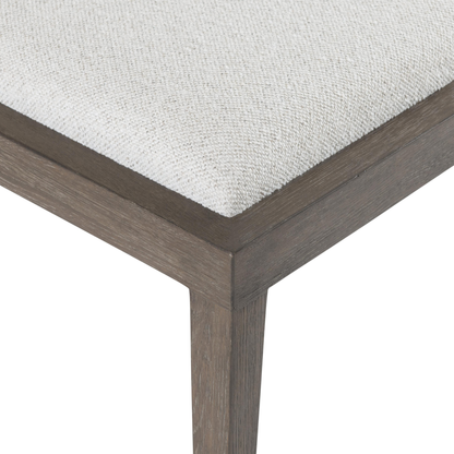 Bernhardt Outline Fabric Arm Chair with Exposed Wooden Frame-Comfort Design