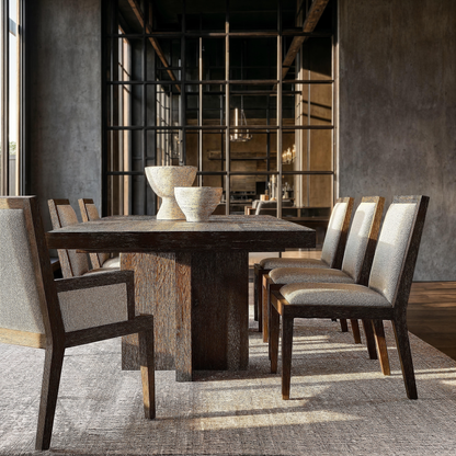 Bernhardt Outline Fabric Arm Chair with Exposed Wooden Frame-Comfort Design