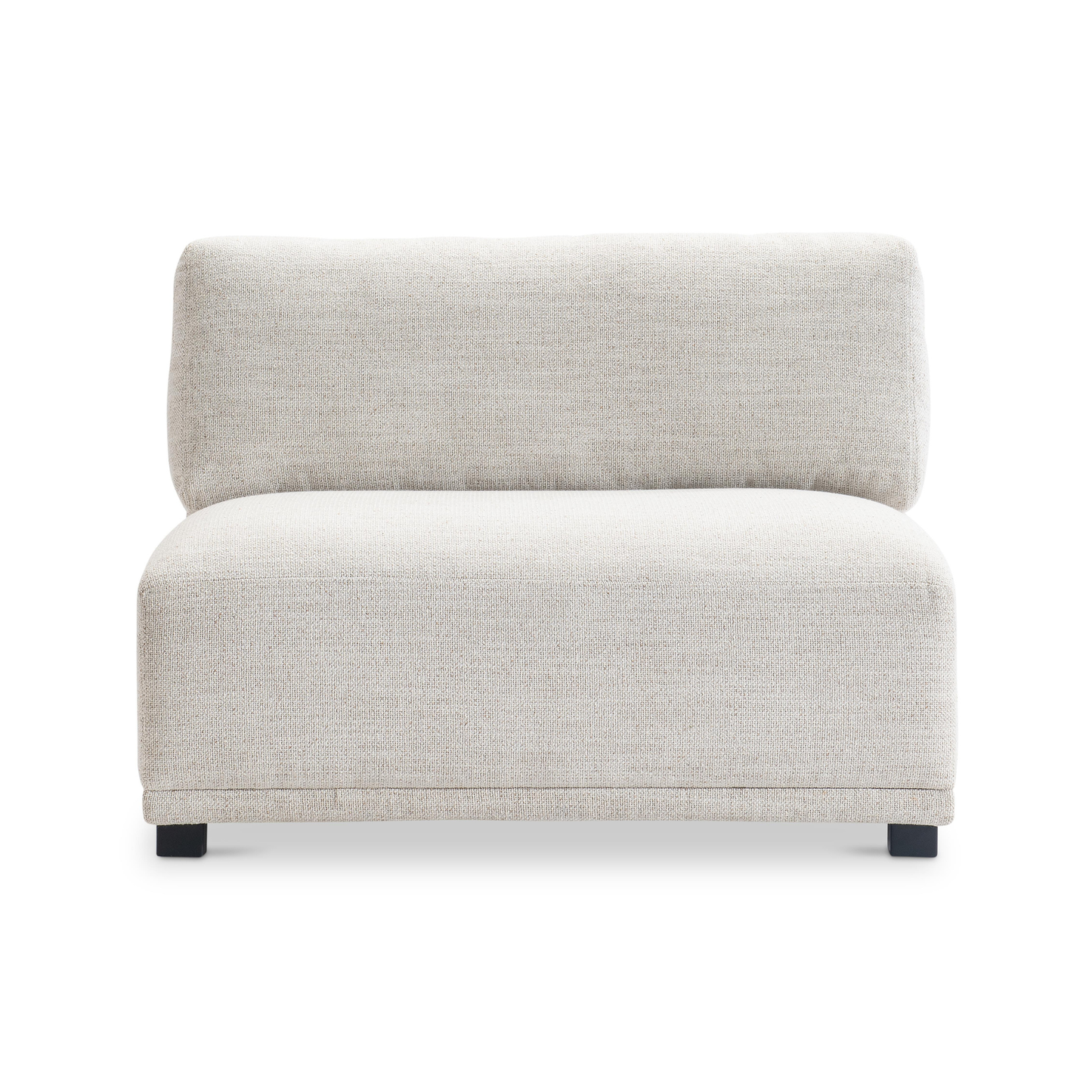 Bernhardt Parker Fabric Sectional With Chaise & Box-Edge Pillows