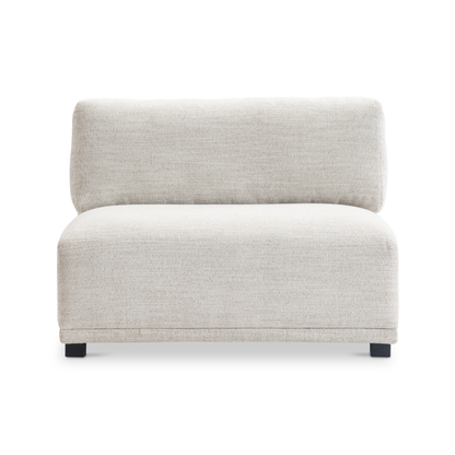 Bernhardt Parker Fabric Sectional With Chaise & Box-Edge Pillows
