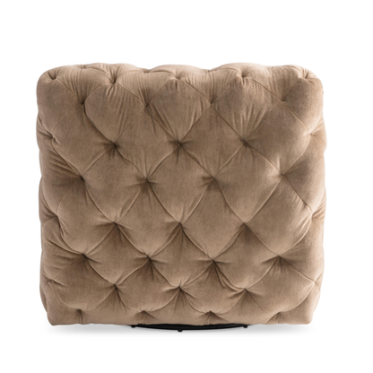 Bernhardt Rigby Fabric Tufted Swivel Chair