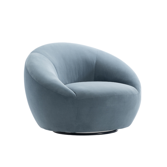 Bernhardt Rizz Upholstered Fabric Swivel Accent Chair