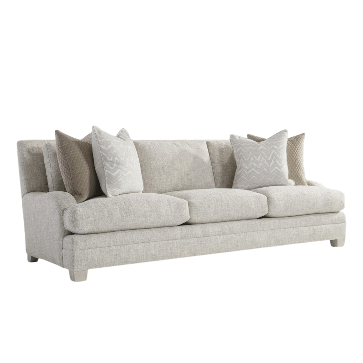 Bernhardt Rollins 3-Seater Fabric Sofa with Pillows