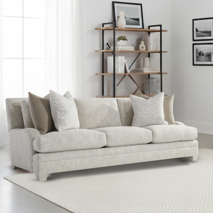 Bernhardt Rollins 3-Seater Fabric Sofa with Pillows