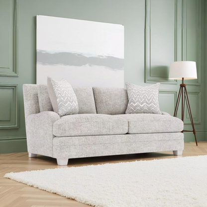 Bernhardt Rollins Gray Fabric Loveseat