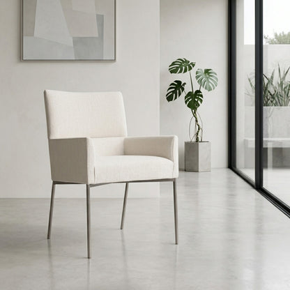 Bernhardt Sereno Upholstered Arm Chair with Adjustable Glides