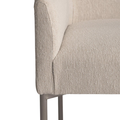 Bernhardt Sereno Upholstered Arm Chair with Adjustable Glides