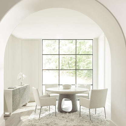 Bernhardt Sereno Upholstered Arm Chair with Adjustable Glides