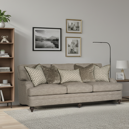 Bernhardt Tarleton 3-Seater Sofa with Plush Cushions