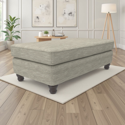 Bernhardt Tarleton Fabric Ottoman