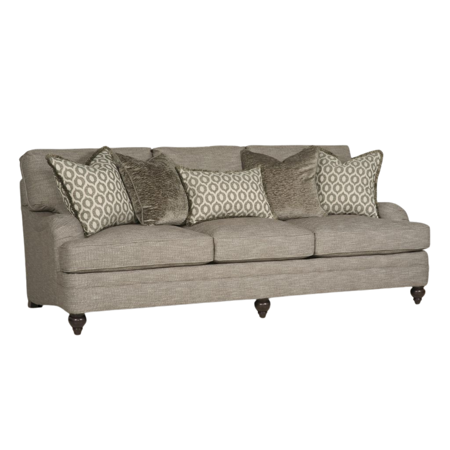 Bernhardt Tarleton 3-Seater Sofa with Plush Cushions