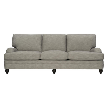 Bernhardt Tarleton 3 Seater Fabric Sofa in Brown-Comfort Furniture