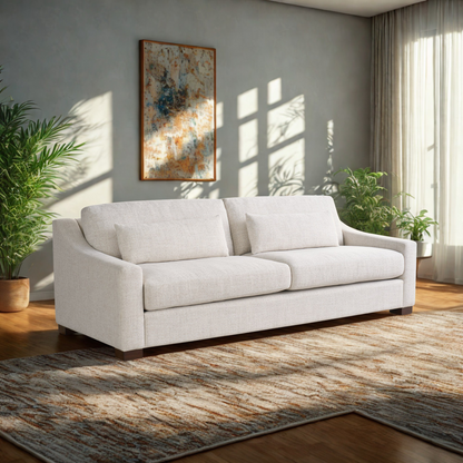 Brooklyn Fabric Sofa in living room