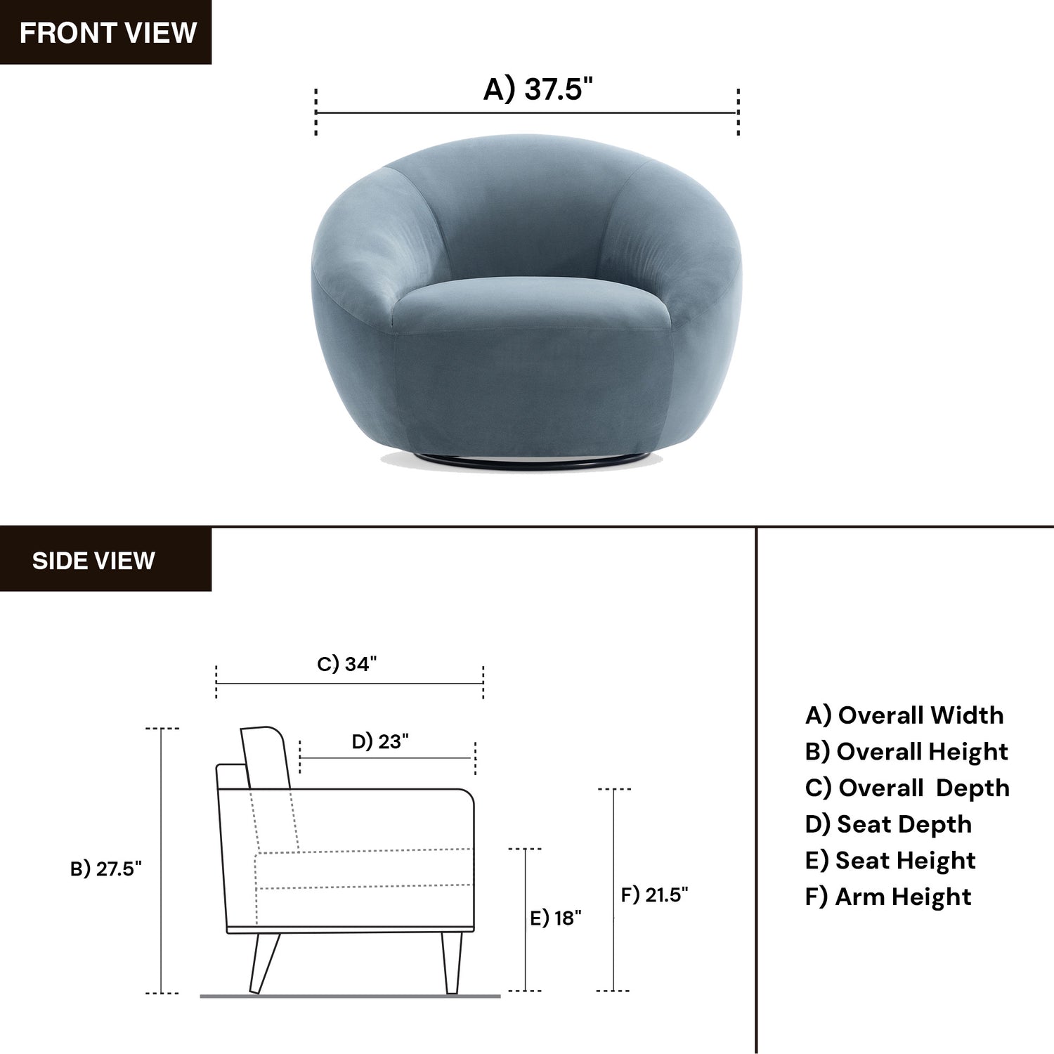Bernhardt Rizz Upholstered Fabric Swivel Accent Chair-Comfort Furniture Design
