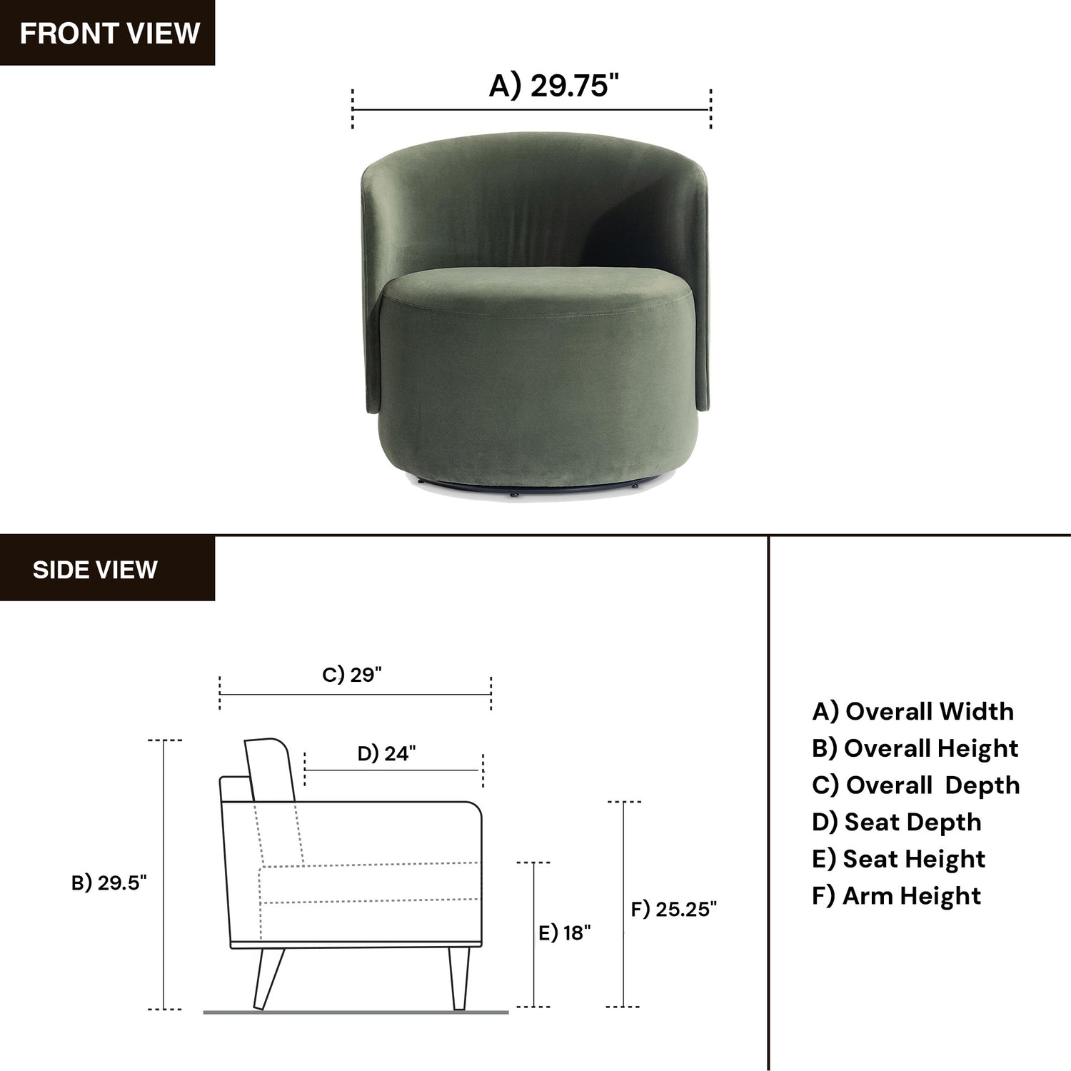 Bernhardt Crosby Upholstered Fabric Swivel Chair-Comfort Design Furniture