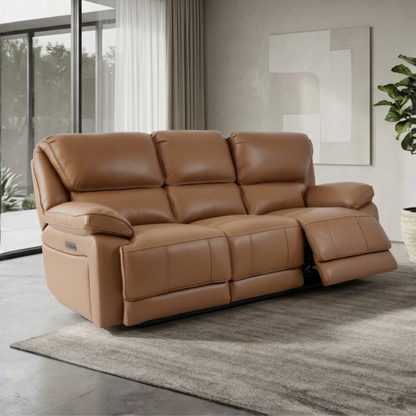 Klaussner Novera Dual Motor Power Reclining Sofa With USB