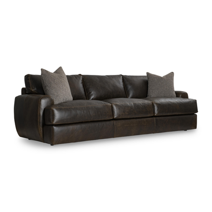 Bernhardt Cameron Fabric Sofa With Oversized Roll Arms