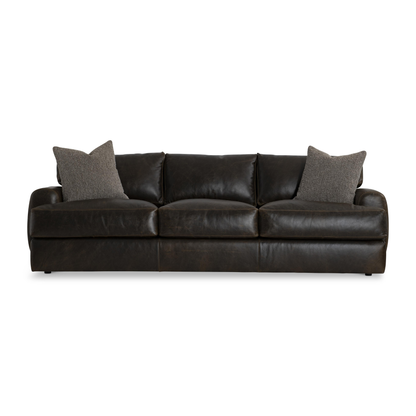 Bernhardt Cameron Fabric Sofa With Oversized Roll Arms