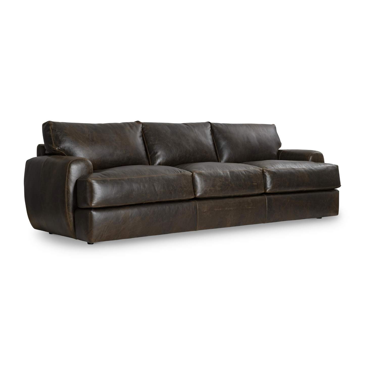 Bernhardt Cameron Fabric Sofa With Oversized Roll Arms