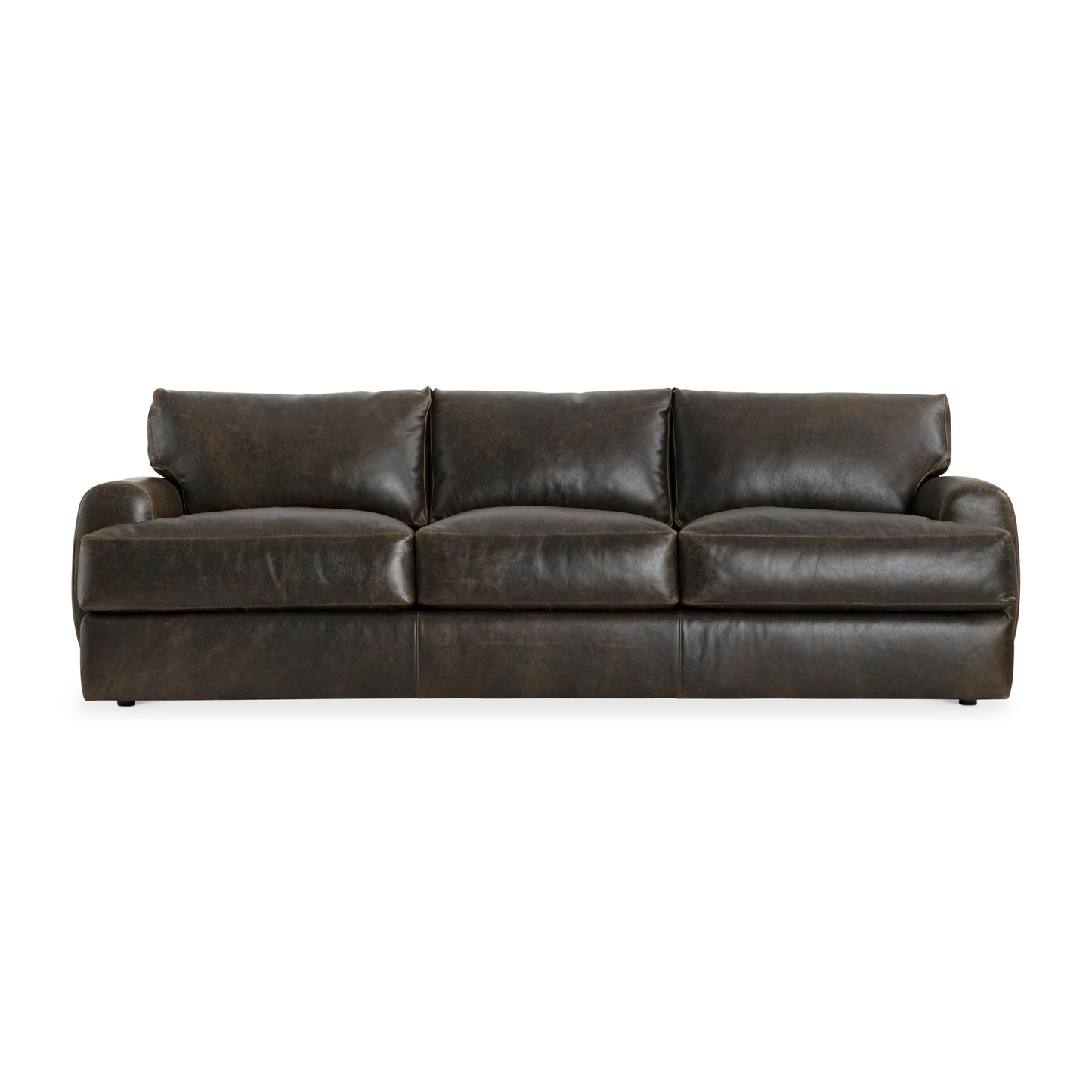 Bernhardt Cameron Fabric Sofa With Oversized Roll Arms