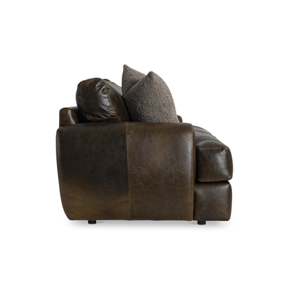 Bernhardt Cameron Fabric Sofa With Oversized Roll Arms
