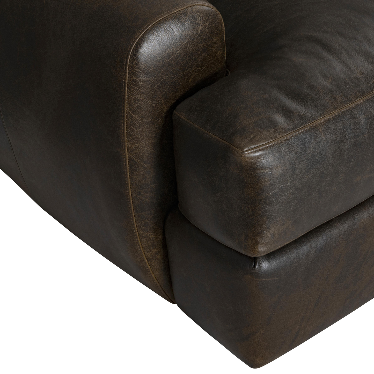 Bernhardt Cameron Fabric Sofa With Oversized Roll Arms