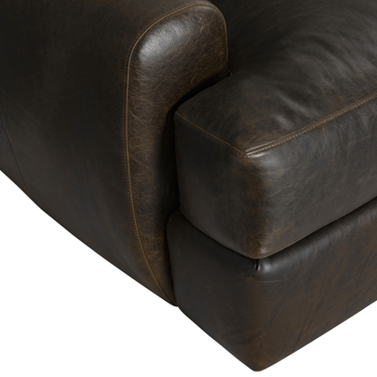Bernhardt Cameron Fabric Sofa With Oversized Roll Arms