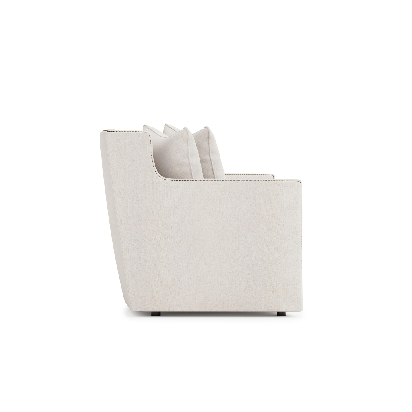 Bernhardt Candace 3-Seater Fabric Curved Tufted Sofa