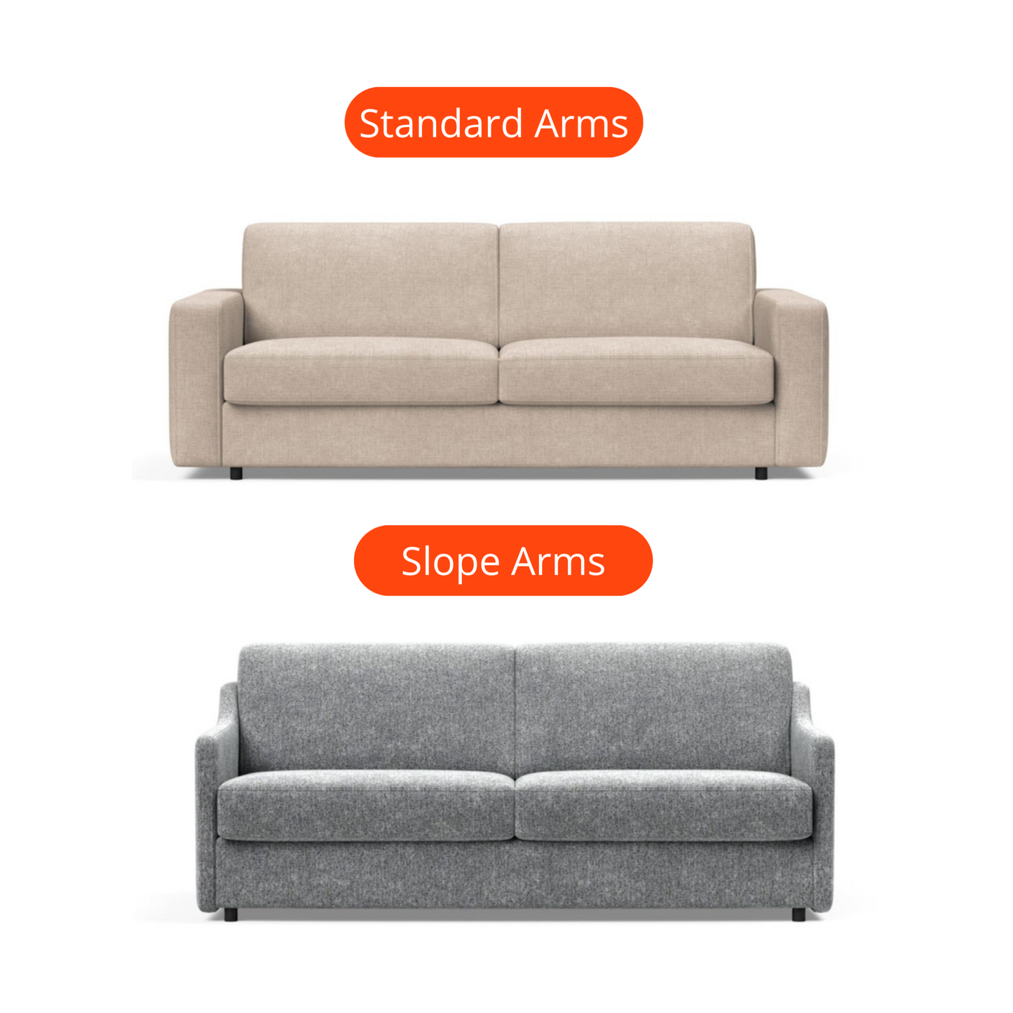 Innovation Living Carnell Fabric Queen Sleeper Sofa