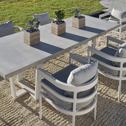 Universal Coastal Living South Beach Outdoor Gray Dining Chair