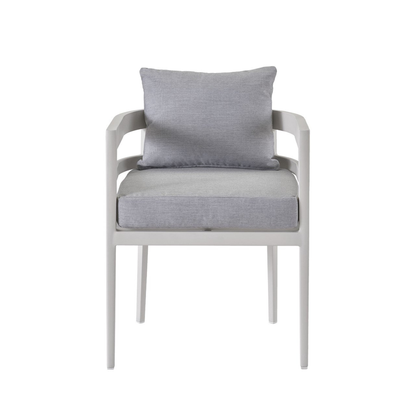Universal Coastal Living South Beach Outdoor Gray Dining Chair
