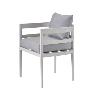 Universal Coastal Living South Beach Outdoor Gray Dining Chair