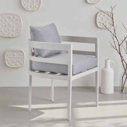 Universal Coastal Living South Beach Outdoor Gray Dining Chair