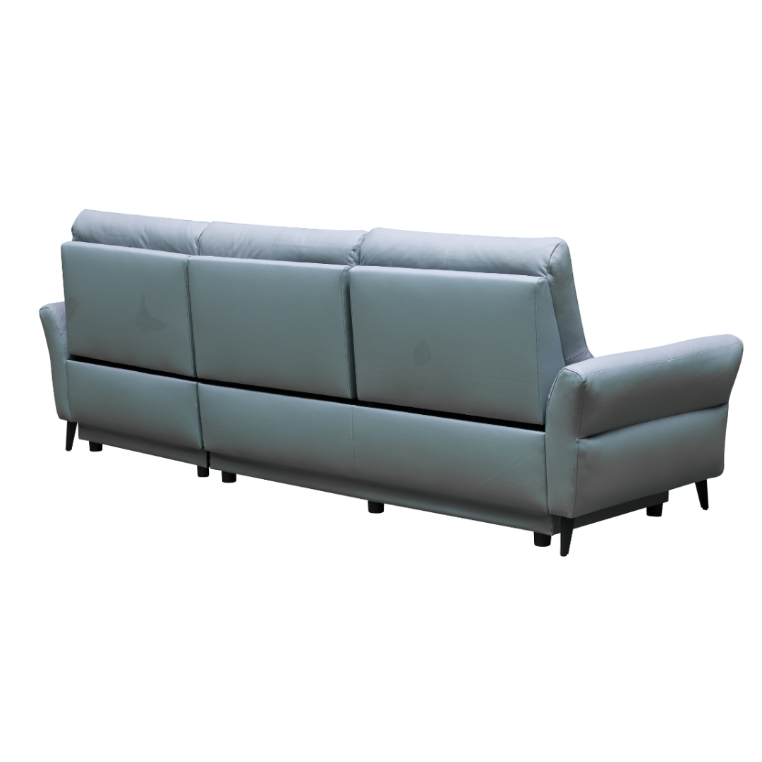Back view displaying the clean lines and professional upholstery work for comfort design furniture