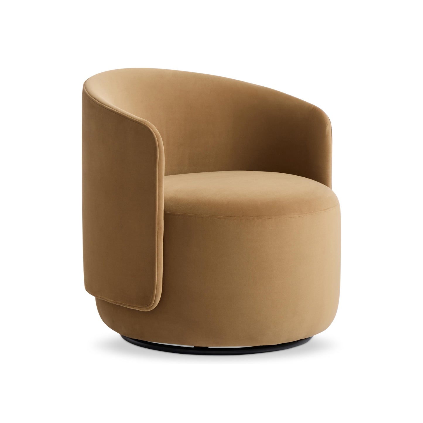 Bernhardt Crosby Upholstered Fabric Swivel Chair