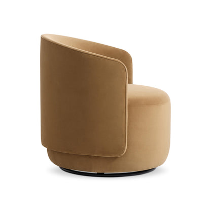 Bernhardt Crosby Upholstered Fabric Swivel Chair