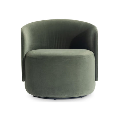 Bernhardt Crosby Upholstered Fabric Swivel Chair