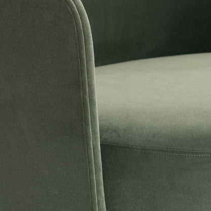 Bernhardt Crosby Upholstered Fabric Swivel Chair