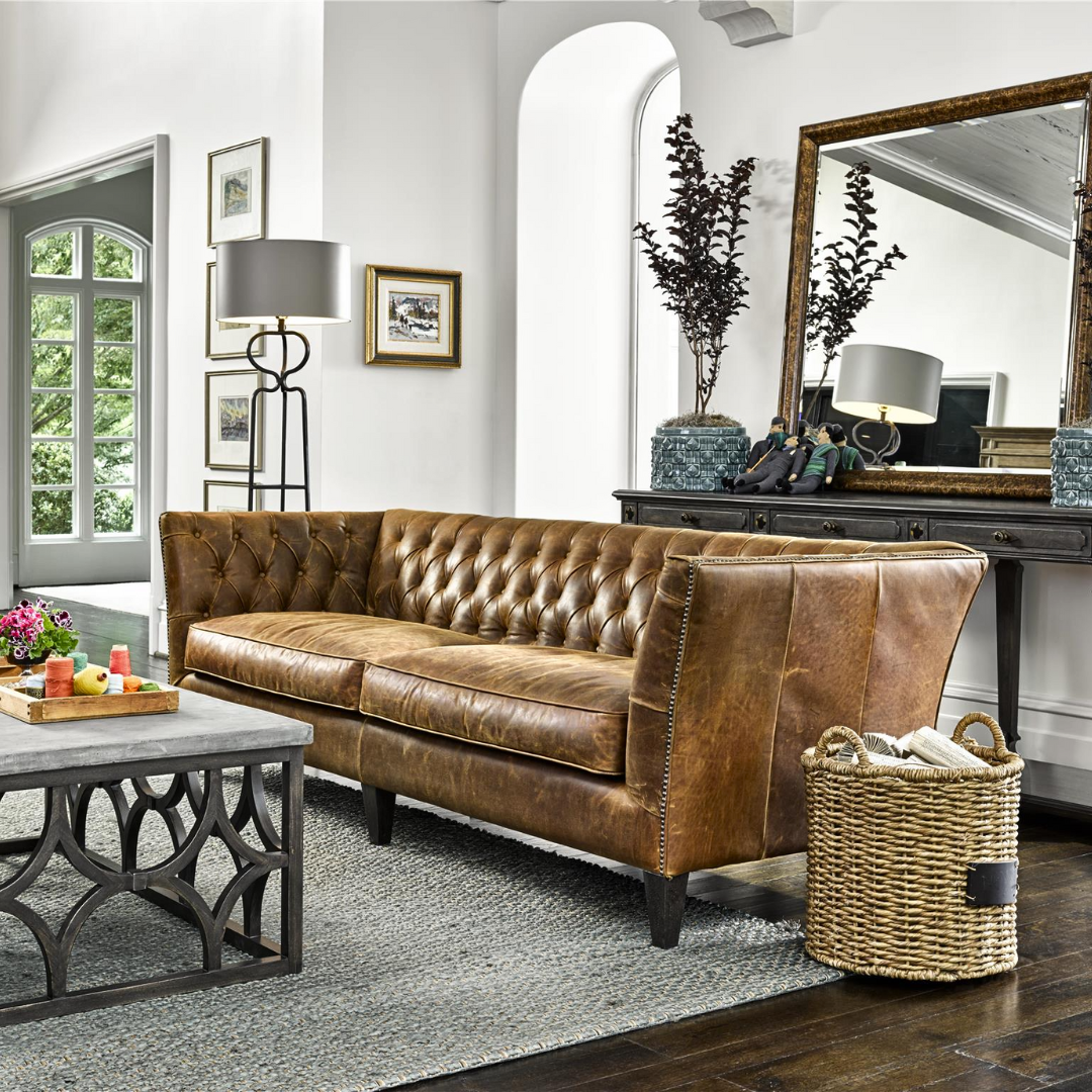 Universal Duncan 2 Seater Velvet Tuffed Sofa