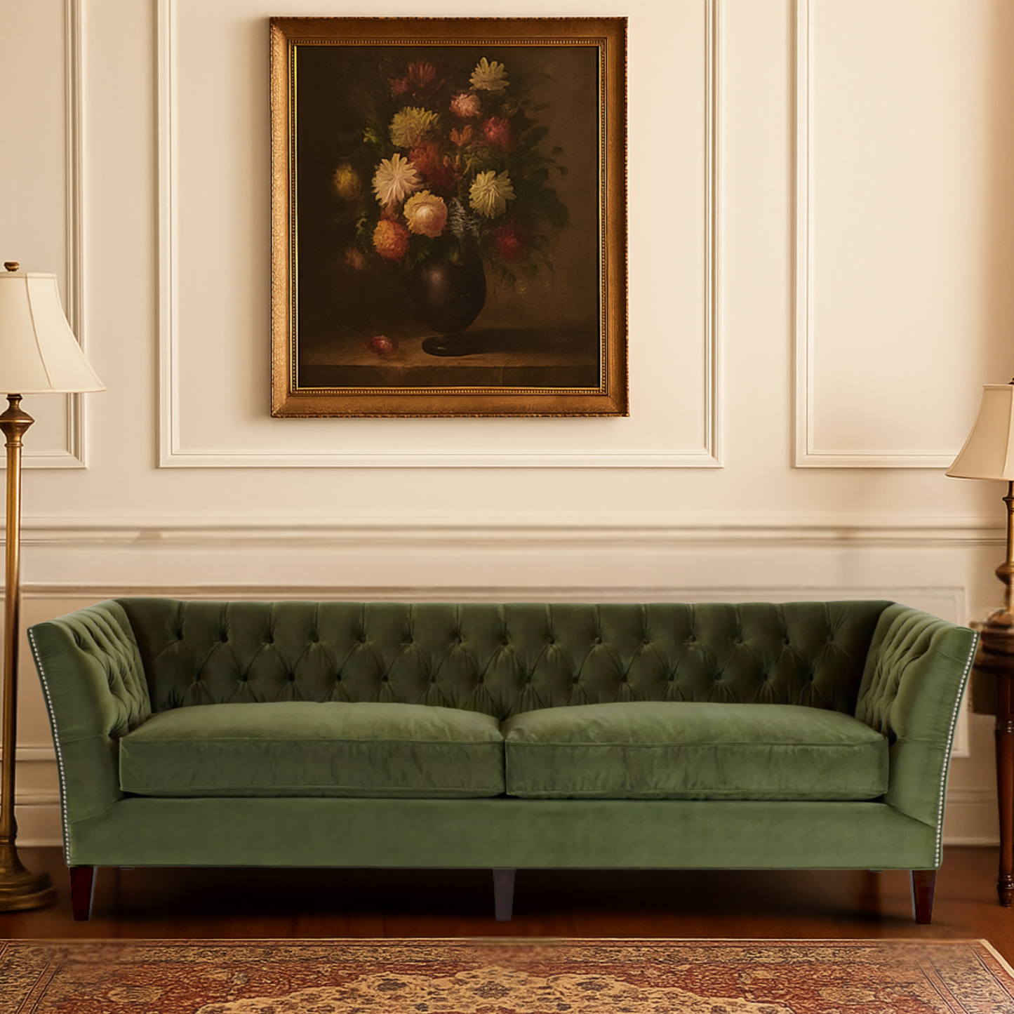Duncan Tufted Fabric Sofa