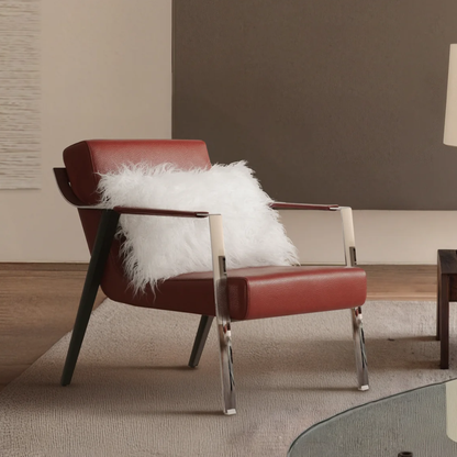 Klaussner Eleganza Leather Lounge Chair