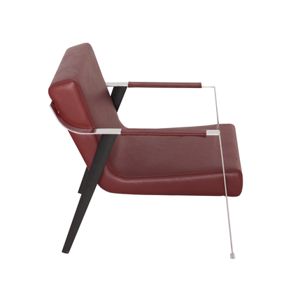 Klaussner Eleganza Leather Lounge Chair