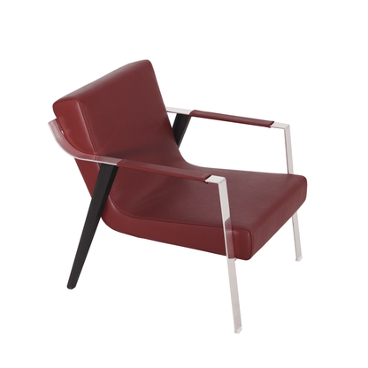 Klaussner Eleganza Leather Lounge Chair